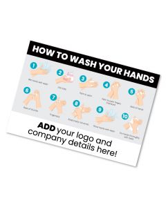 Hand Washing Guide Signs