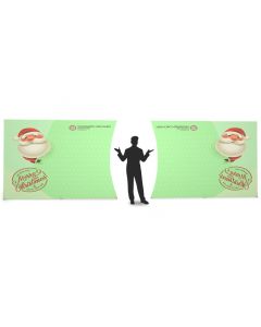 Oval Two Part Display Wall