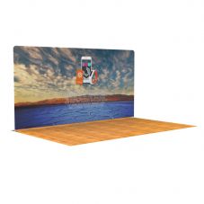 6m Straight Stretch Fabric Wall