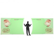 Oval Two Part Display Wall