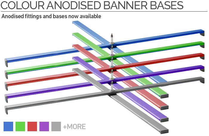 Anodised Banner Base Anodised Banner Base
